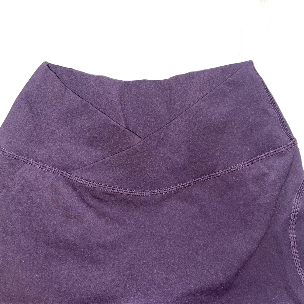 ALPHALETE surface power leggings amethyst NWOT